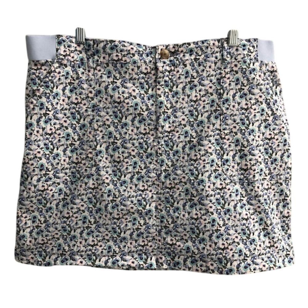 Lee Women's Comfort Waist Skort - Regular Fit - Mid Rise - Floral - Size 18/M